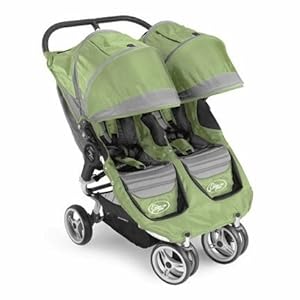 Baby Jogger 2011 City Mini Double Stroller, Green/Gray