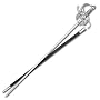 Silver Spiral Wrap Rapier