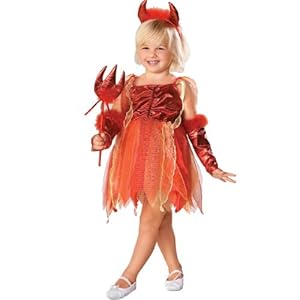 Déguisement diablotine luxe fille Halloween Taille S