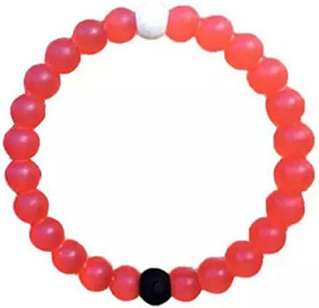 Lokahi Red Beaded Silicone Bracelet (Small 6")