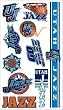 Set of 6 Sheets of Utah Jazz Temporary Tattoos