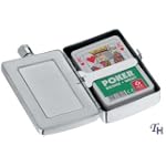 WMF Flask with Poker Cards