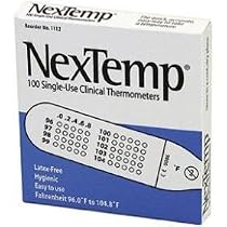 NEXTEMP DISPOSABLE THERMOMETERS