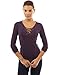PattyBoutik Women's V Neck Lace Up Top