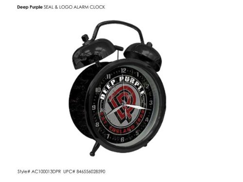 Deep Purple - Seal & Logo Ac Alarm Clock Picture