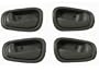 1998-2002 Set of 4 Toyota Corolla Gray 2 LH Left Hand Drivers and 2 RH Right Hand Passenger Inside Door Handle Set 1999 2000 2001 Toyota Corolla Driver / Passengers Indoor Han 98 99 00 01 02 Grey