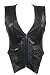 Xelement Ladies Classic Motorcycle Buffalo Leather Vest - Size : Medium