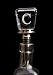 Kitchen & Housewares : Monogram Glass Wine Stopper - C