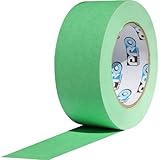 ProTapes Pro Scenic 708 Crepe Paper 8 Day Easy Release Painters Masking Tape, 60 yds Length x 3/4" Width, Green (Pack of 1)