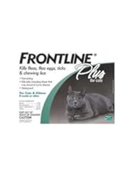 Pet Products: Merial Frontline Plus Flea and Tick Control for Cats and Kittens, 6 Doses - Merial