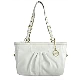 Coach Leather Pleated East / West Gallery Tote Style Handbag Purse Style 13759