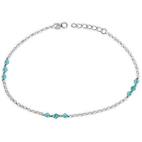Mother's Day Gift - Anklets Silver Pair 7 Grams 10.5 "