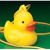 One Dozen (12) Rubber Duck Ducky NECKLACE Baby Shower & Birthday Party Favors