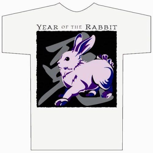 Asian Zodiac T-Shirt & Coffee Tea Mug Year of the Rabbit: Born 1915 1927 1939 1951 1963 1975 1987 1999 2011