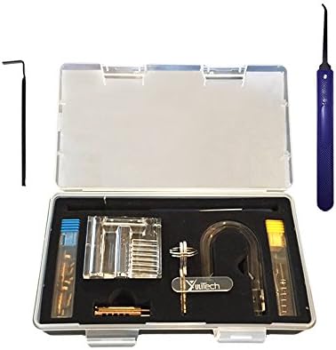 Lock Pick Set,Assembly Kit- Includes all the lock parts for assembling the padlock Plus pick tool and Tension Wrench tool to pick the lock.