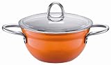 Silit 2-1/2-Quart Cook N Serve with Lid, Wild Orange