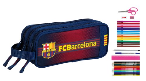 Imagen principal de Safta 811325706 - Portatodo triple lleno, diseño F.C Barcelona