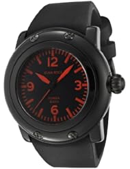 Glam Rock Womens GW25059 Florida Beach Black Dial Black Silicone Watch