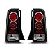SPPC Taillights Black Assembly Set For Scion Xb - (Pair) Driver Left and Passenger Right Side Replacement