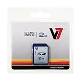 V7 2GB SD Card, Secure Digital 2 GB Memory Card