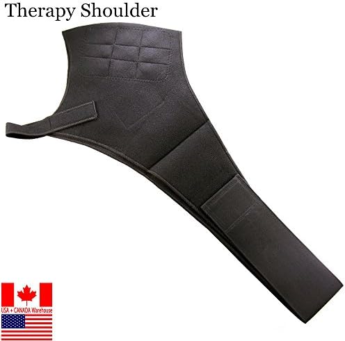 Taumerline Therapy Shoulder Support Self Heating Magnetic Black Shoulder