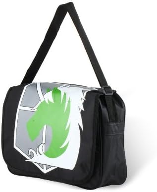 Sky Buddy Anime Attack on Titan The Gendarmerie Regiment Water-resistant Shoulder Bag (Black)