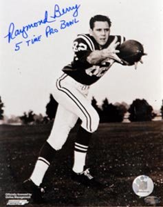 Raymond Berry Signed Baltimore Colts 8x10 Photo - 5x Pro Bowl