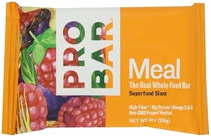 Probar Meal: The Real Whole Food Bar, Superfood Slam, 3 Ounces (12 Count)