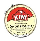Kiwi Wax Shoe Polish Shines Norishes Protect Nautral
