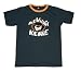 Wilde Kerle T-Shirt, schwarz, mit Flockdruck, Gr. 140