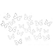 Umbra Papillon Butterfly 20-pc. Wall Art Set