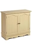 Lowboy Wood Doors Two-door Antique Cream