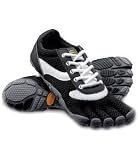 Vibram Fivefingers Mens Speed Black/White/Black Lace 44