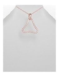 CZ Pendant Necklace In 92.5 Sterling Silver