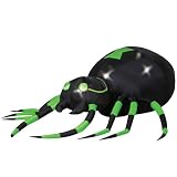 Green Spider with Turning Head Animated Airblown