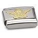 Nomination Composable Classic RELIGION Edelstahl und 18K-Gold (Engel) 030105