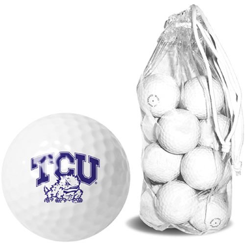 Texas Christian Horned Frogs Ncaa 15 Golf Ball Clear Pack