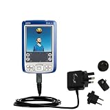 Gomadic for the PalmOne palm Zire 72s - International Wall / AC Charger for the PalmOne Zire 72s - Gomadic Brand w/ TipExchange Technology