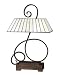 35 Oil Rubbed Bronze and Honey Ivory Tiffany Style Art Glass Table Lamp
