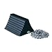 Kimberly Clark Jackson Safety 17168 Rubber Wheel Chock with 12' Chain Attached, 10" Length x 6" Height x 8" Depth