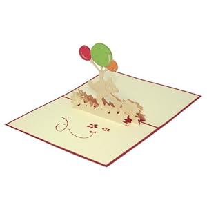 �ۑP�|�b�v�A�b�v�J�[�h �o�[�X�f�C �x�A PUC-201-RD