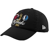 NBA New Era Miami Heat vs. Dallas Mavericks Black 2011 NBA Finals Dueling Adjustable Slouch Hat ()