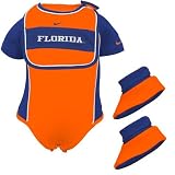 Nike Florida Gators Infant Bib & Booties Set