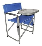 Crazy Legs Leisure Chair with Swivel Table- Royal Blue
