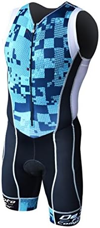 DeSoto Men's Forza Tri Suit (Blue Print, Medium)