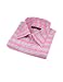 Forzieri Red and Blue Mini Diamonds Cotton Italian Dress Shirt