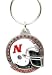College Team Helmet Key Ring - Nebraska Cornhuskers