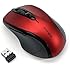 Kensington Pro Fit Mid-Size Wireless Mouse, Ruby Red (K72422AM)