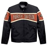 Harley-Davidson® Men's Motor Nylon Jacket. Embroidered appliqué graphics and patches. 98243-10VM