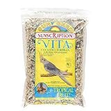 (Price 1)Cockatiel Vita - mix 2lb (6pc) by Top Dawg Pet Supplies